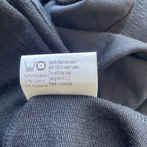 Baseballism Button Down Hoodie Sweatshirt Mens Medium Black NWT